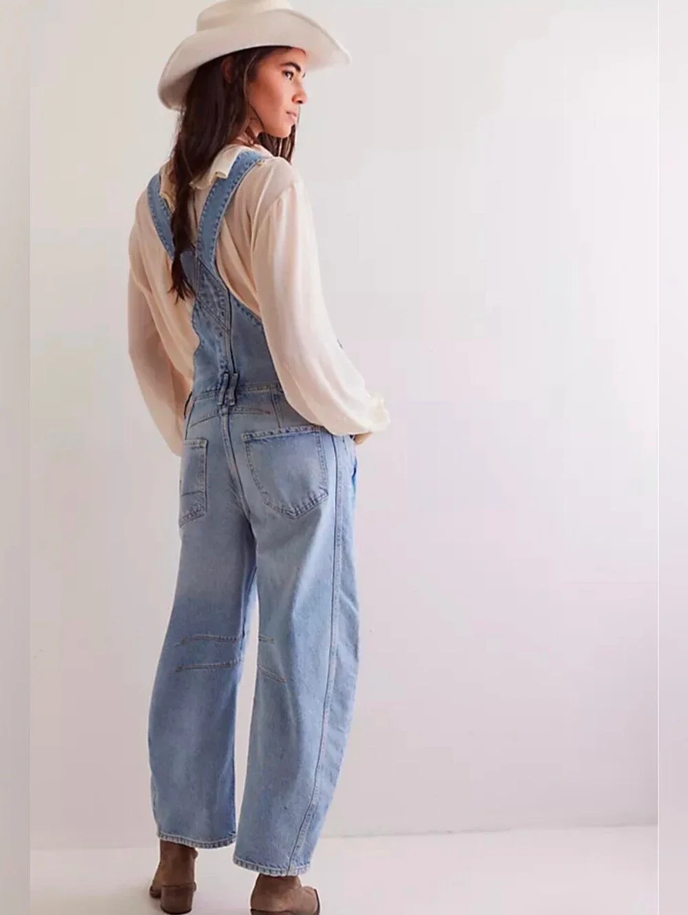 We The Free Good Luck Barrel Overalls - Size XS